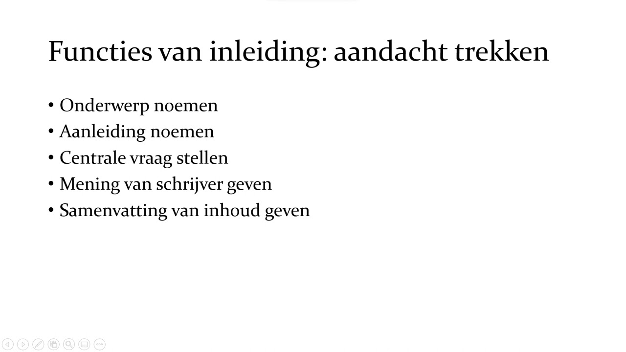 Functies inleiding en slot