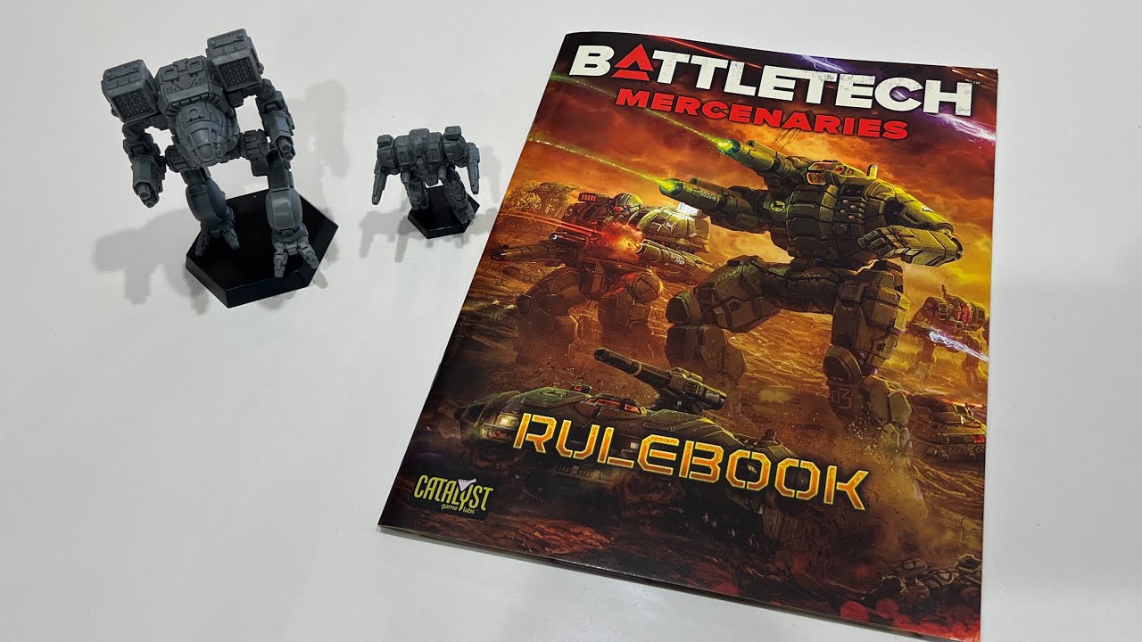 Battletech Mercenaries Kickstarter Unboxing the loot!