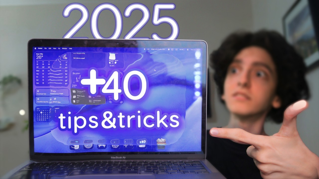 الفيديو الوحيد اللي هتحتاجه وتتقن الماك | اكتر من 40 نصيحة وتريكات mac 26 tahoe استخدم جهازك باحتراف