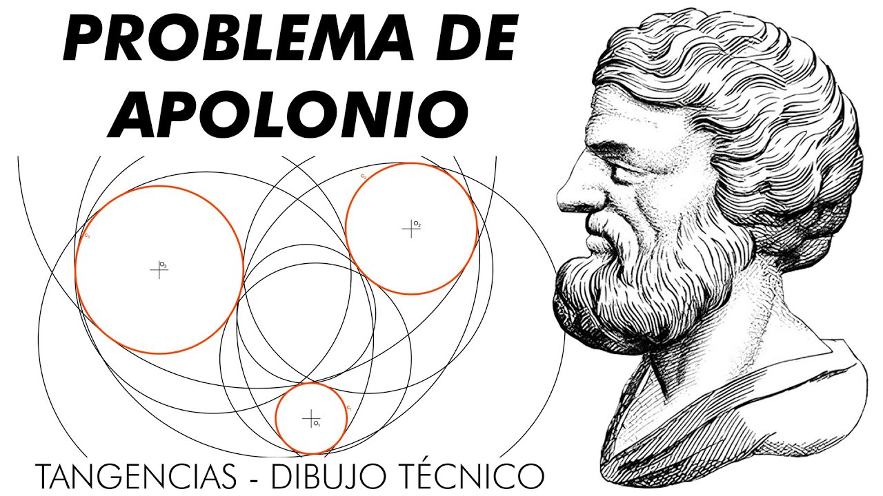 Problema de Apolonio Completo - Los 10 casos + 12 casos particulares - Tangencias en Dibujo Técnico