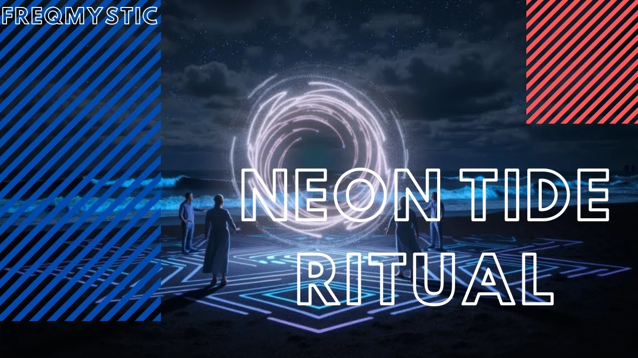 Neon Tide Ritual 🌊⚡ Hypnotic Electronic Flow | FreqMystic