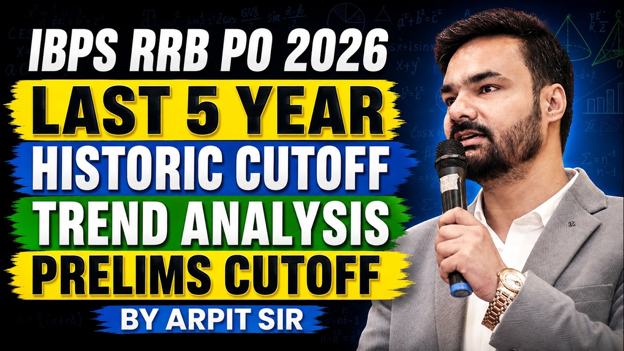 IBPS RRB PO 2026 Last 5 Years Cut Off | Historic Cutoff Trend Analysis | Prelims Expected Cutoff