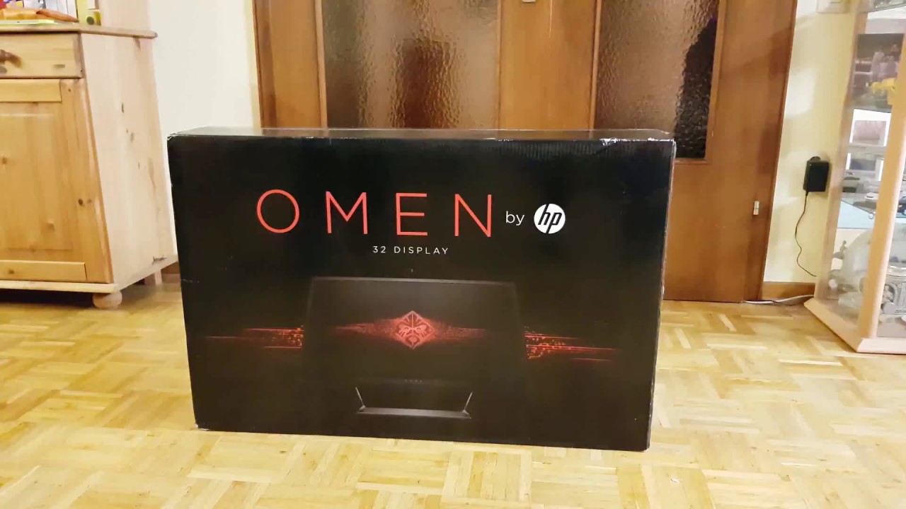 OMEN by HP 32 Display Unboxing / 81,3 cm, 32 Zoll, VA-Panel, AMD FreeSync, QHD