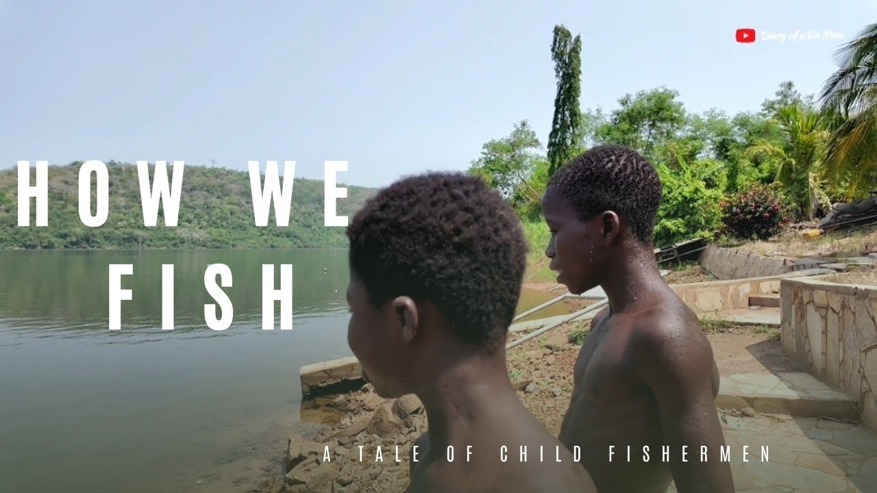 A Tale of how the children fish from the Volta River in Akosombo