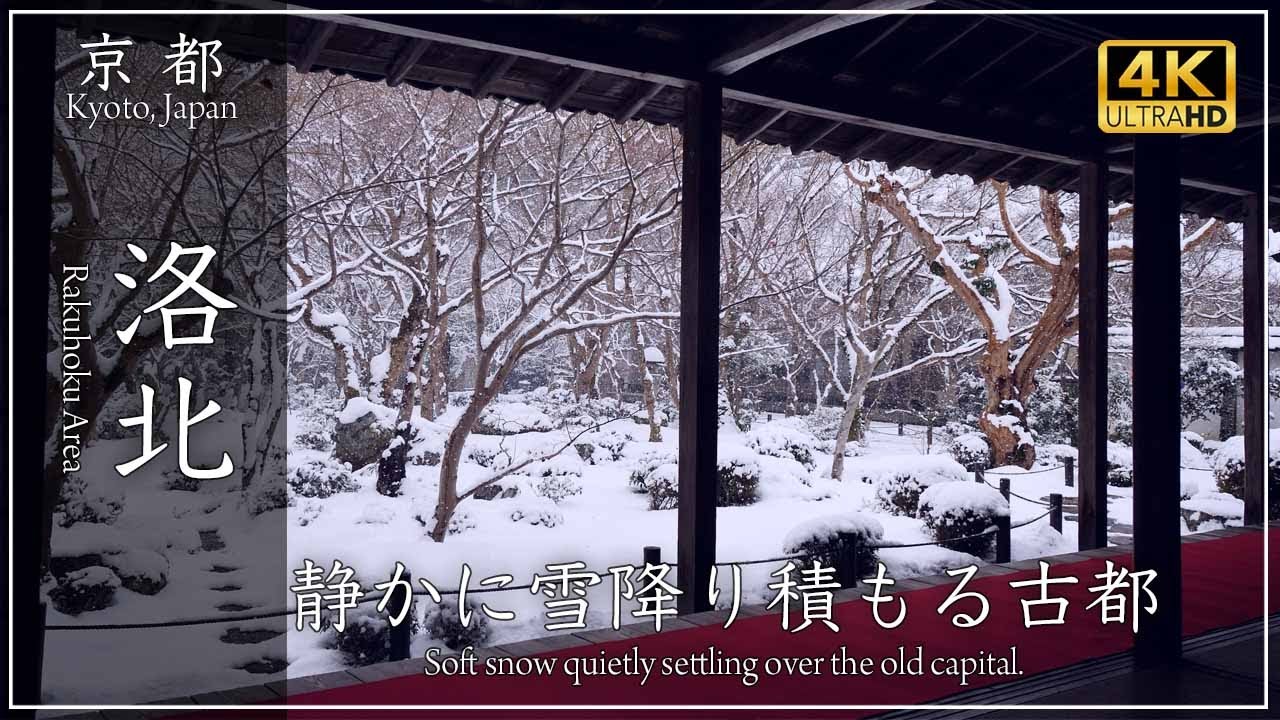 冬の京都❄️ 洛北 〜詩仙堂、貴船神社、修学院離宮など洛北の名刹、古刹や庭園の雪景色をご覧ください。