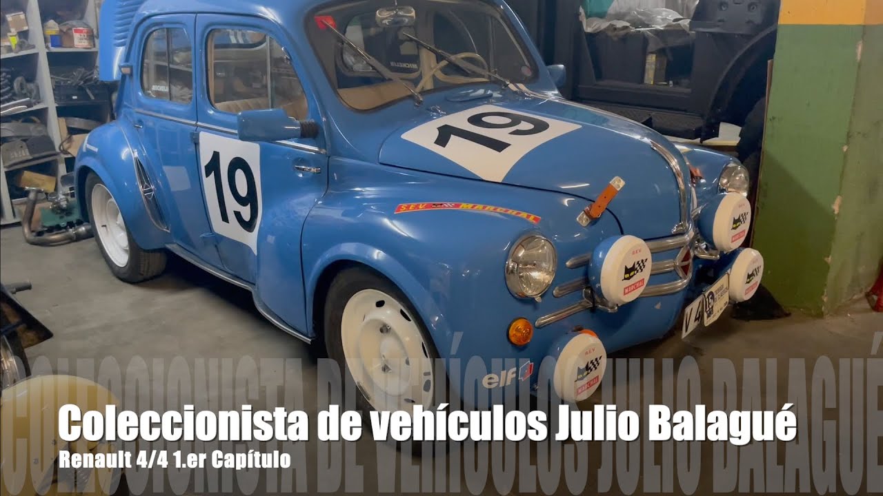 Coleccionista de vehículos Clásicos Julio Balagué Renault 4CV