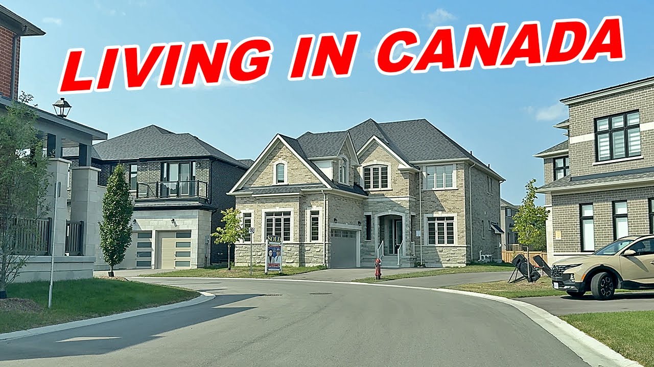 How do Canadians live | Upper middle class neighbourhood in Ontario