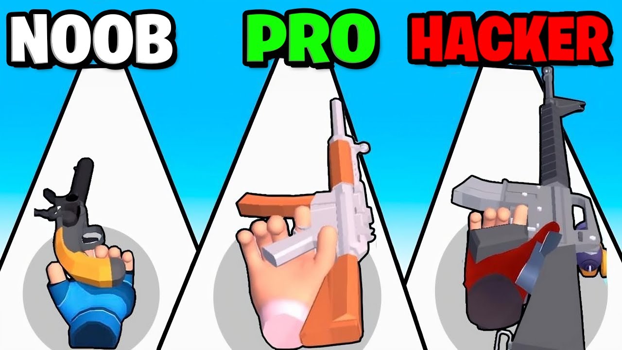 LA MEILLEURE ÉVOLUTION DES ARMES ANCIENNES à FUTURISTES ! (Weapon Craft Run)