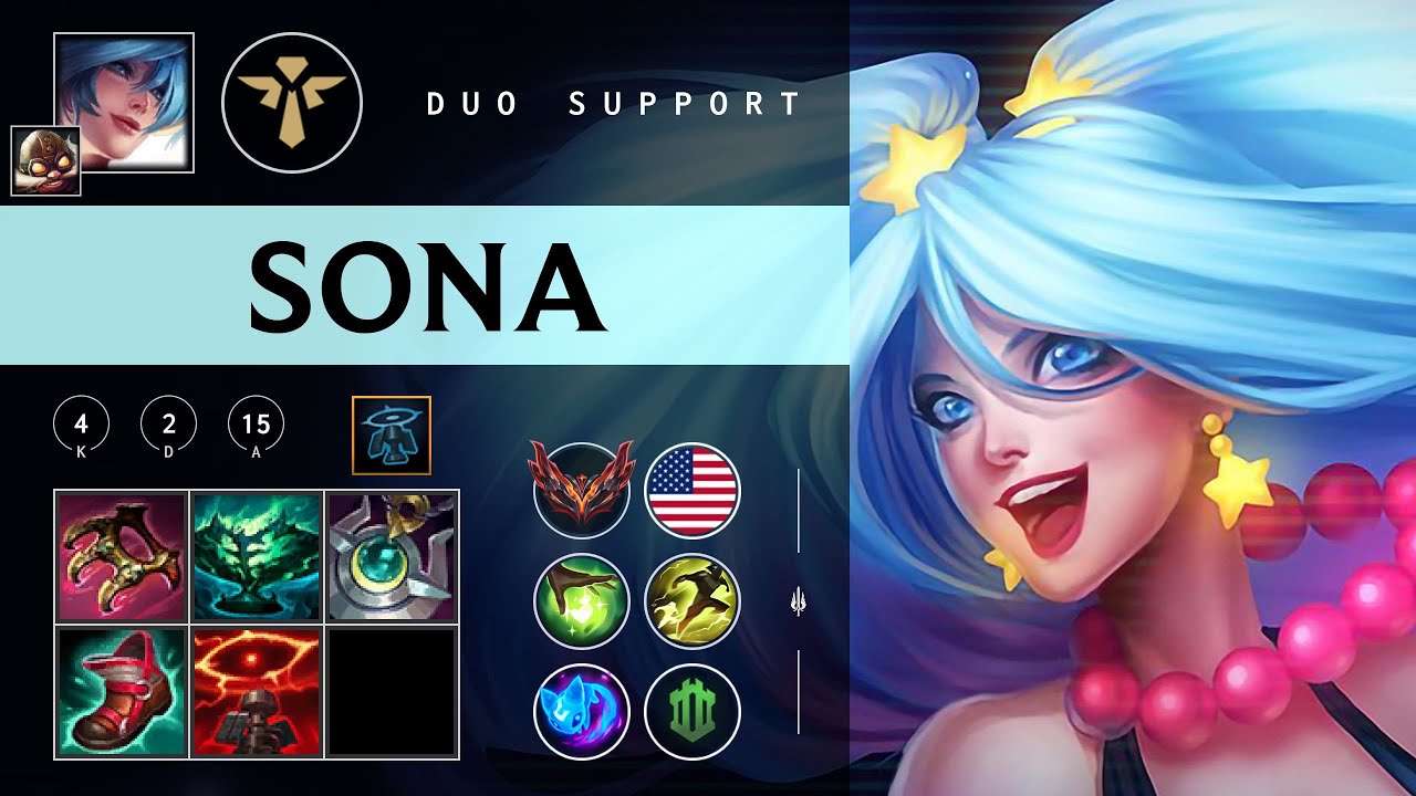Sona Support vs Nami - NA Grandmaster Patch 26.01