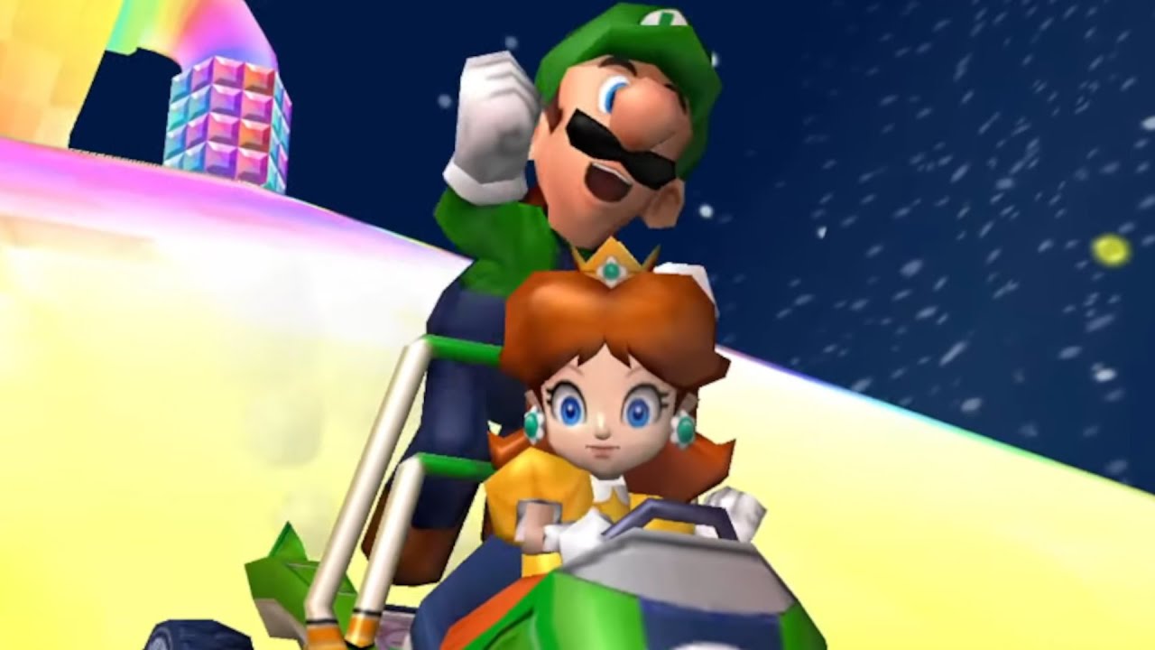 GameCube Longplay - Mario Kart: Double Dash!! Full Game (Luigi and Daisy)