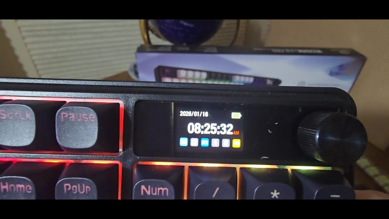 Redragon  K761 Mechanical LCD Gaming Keyboard (EPISODE 4979) Amazon Unboxing video