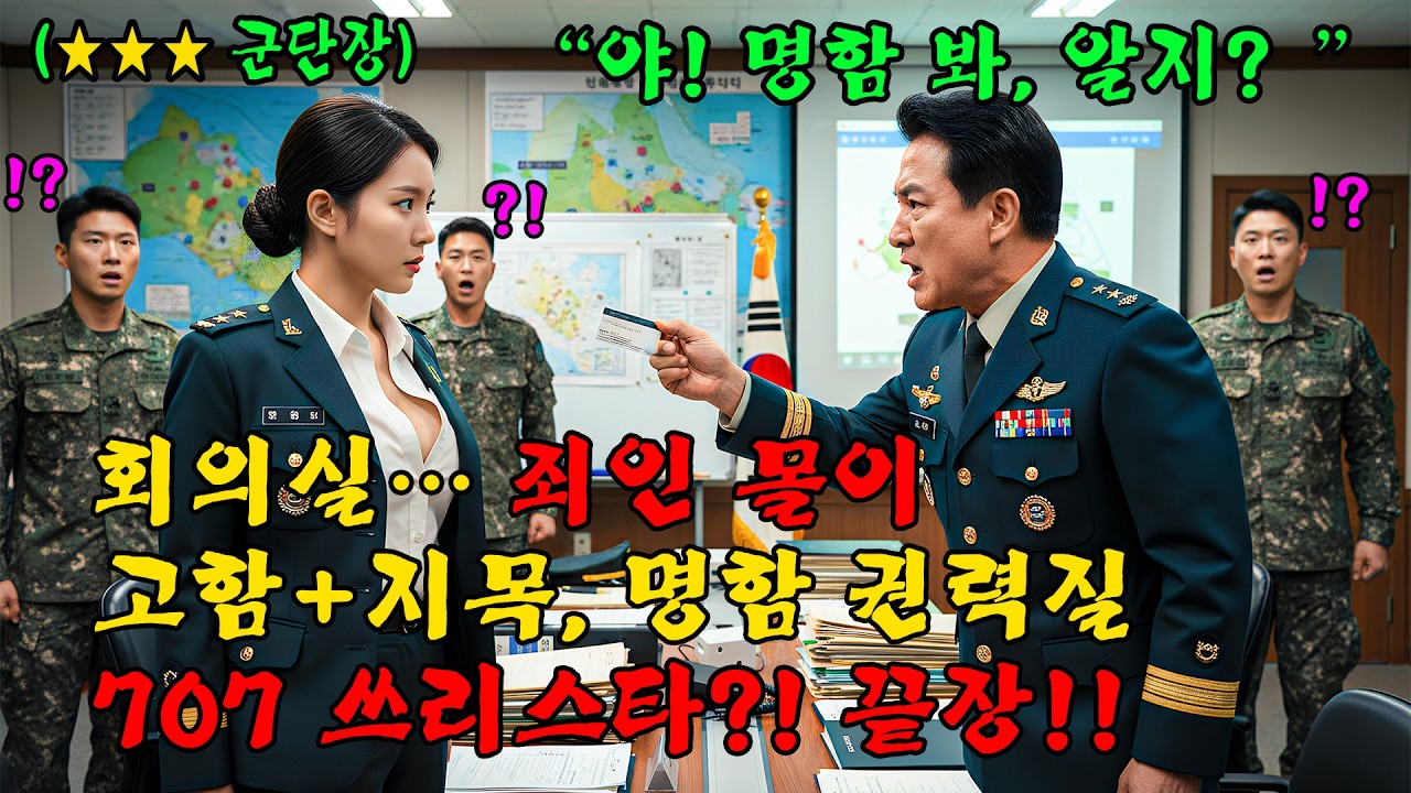 707특임대 여군을 말단 취급하며 공개 망신… “그 한마디” 나오자 전원 얼어붙었다!!l 오디오북 l 감동 l 창작사연 l