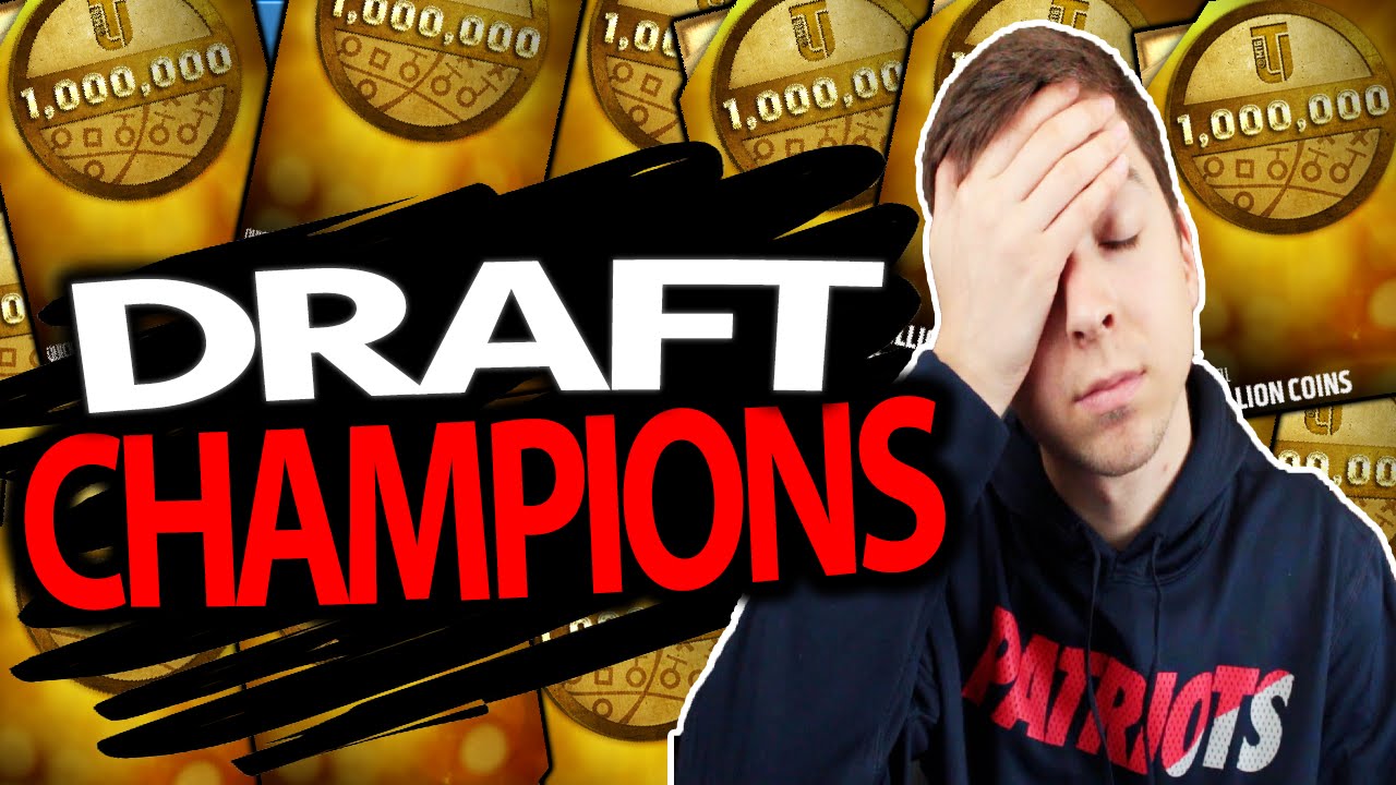 ONE MILLION COIN DRAFT CHAMPIONS WAGER! MADDEN 16 ULTIMATE TEAM