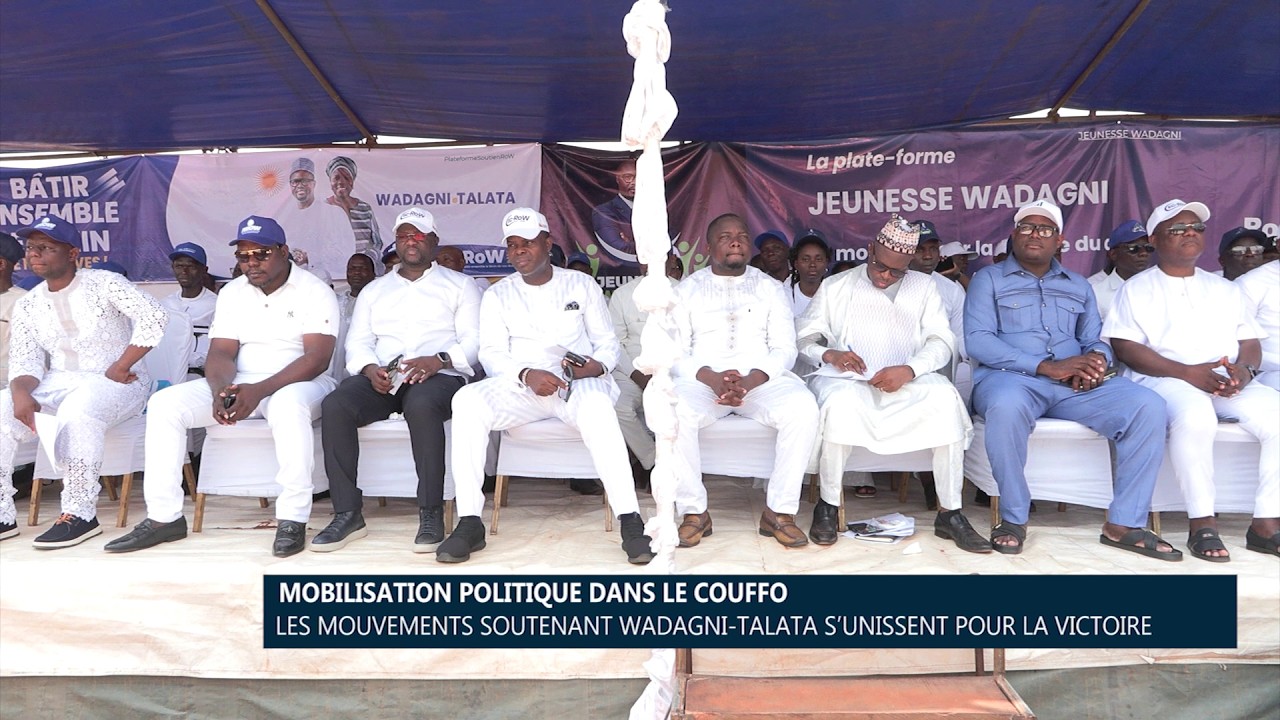 Mobilisation politique dans le Couffo : Les mouvements soutenant WADAGNI-TALATA s’unissent