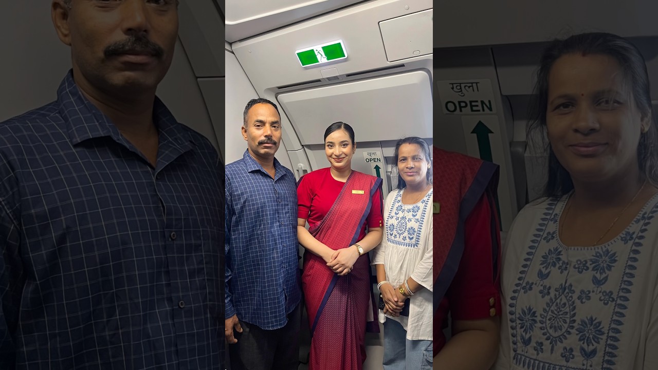 Proudest moment of my career❤️💫 #cabincrew #flightattendant #airindia #proudmoment #proudparents