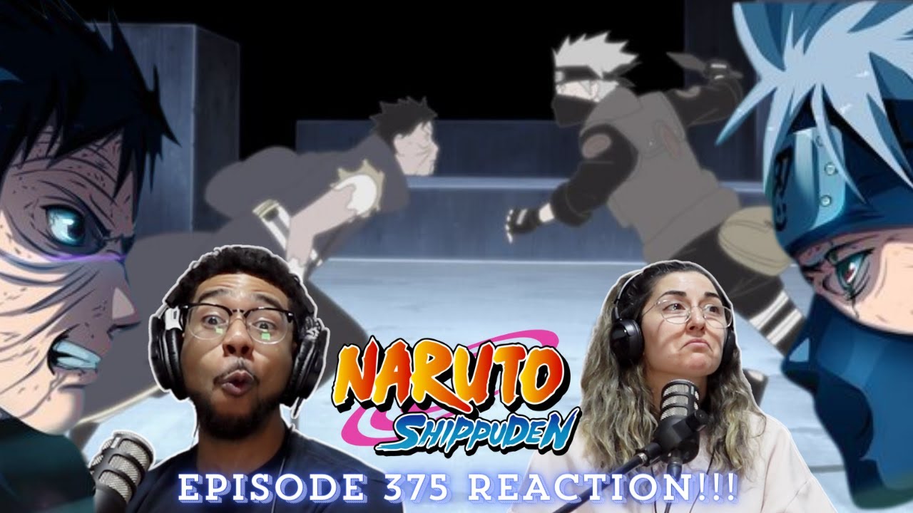KAKASHI VS OBITO!!! NARUTO SHIPPUDEN EPISODE 375 REACTION!!!