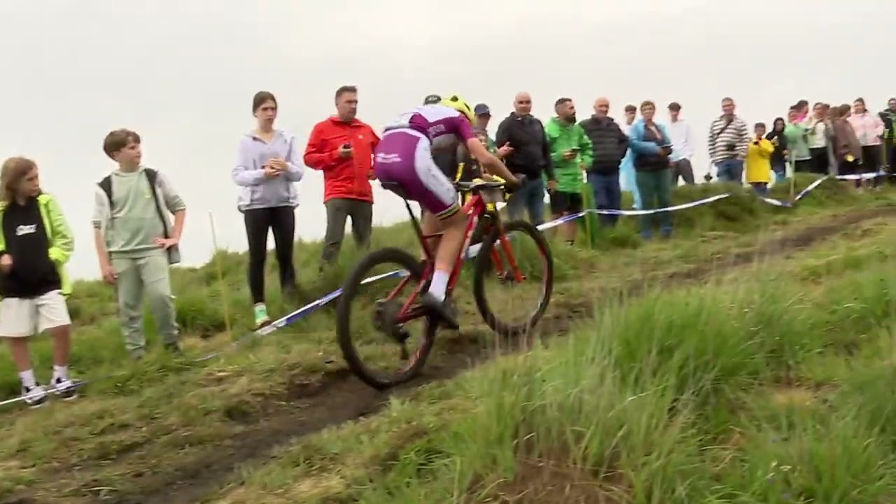 Mejores momentos de la carrera infantil masculina de BTT - Campeonatos Escolares Avilés 2024