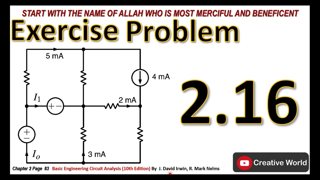 Chapter 2 Exercise Problems 2.16 Solution | Linear Circuit Analysis