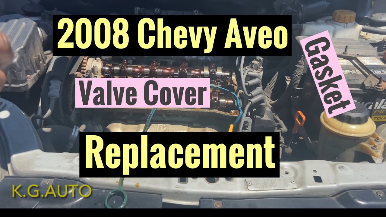 Замена прокладки клапанной крышки Chevrolet Aveo 2008 года