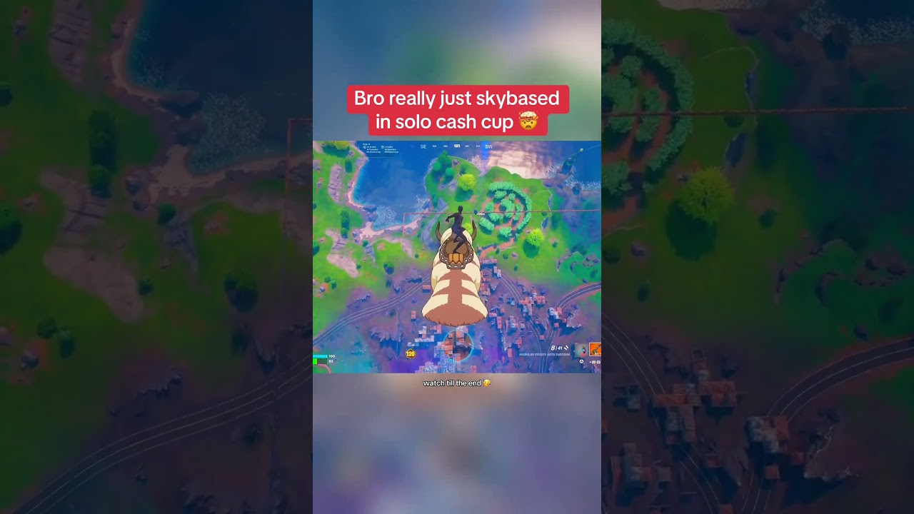 Skybasing in Solo Cash Cup! 🤯 