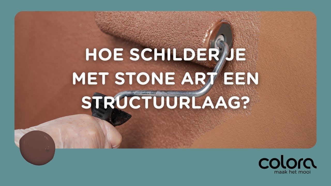 Hoe schilder je met Stone Art een structuurlaag? | stap voor stap