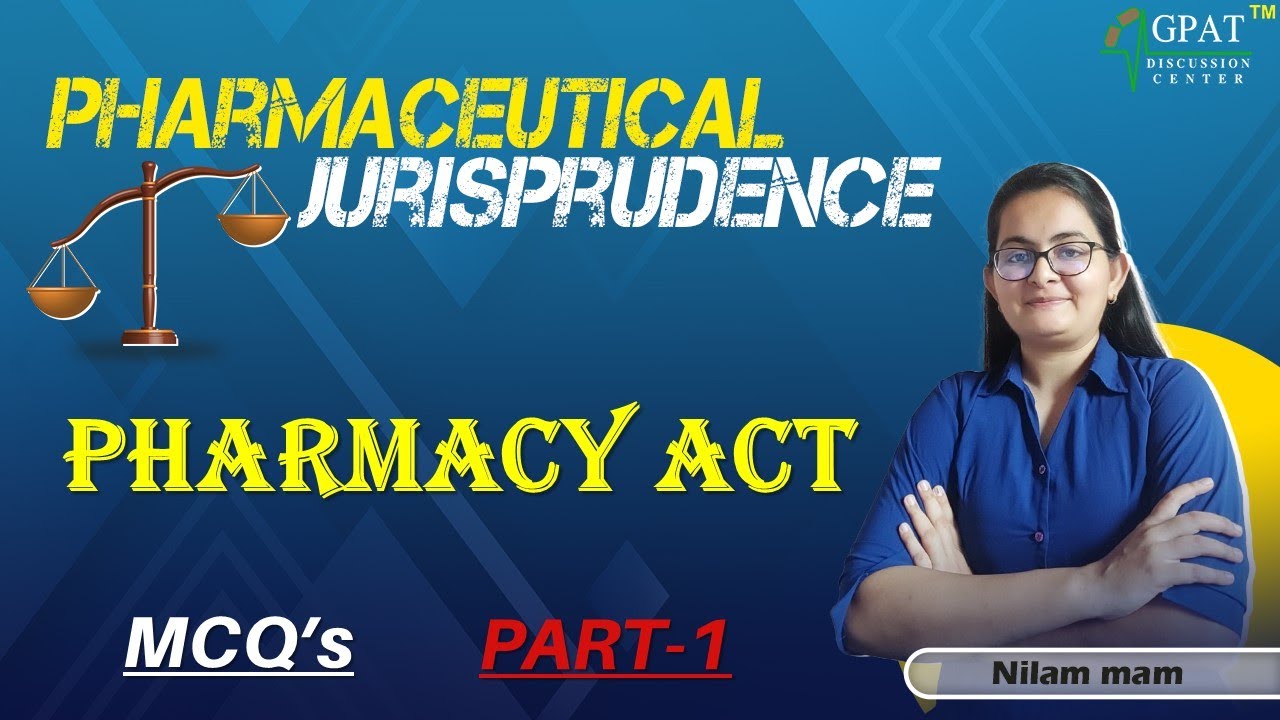 Pharmacy Act- Part-1 | MCQ's Pharmaceutical Jurisprudence #pharmacy #jurisprudence #druginspector
