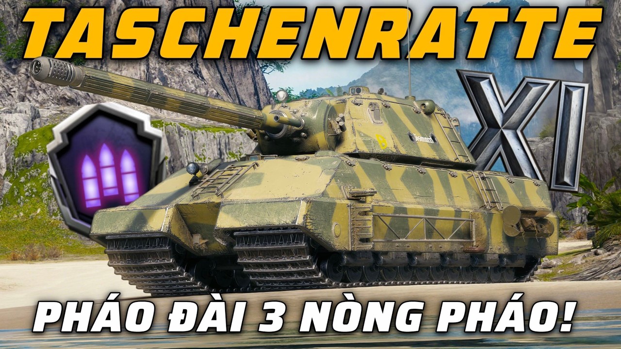 Taschenratte: Kỷ lục 13.000 sát thương xe tăng cấp XI | World of Tanks 2.0