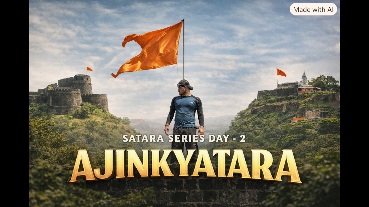 We Explored 'AJINKYATARA FORT' 🙌| Satara Series Day - 2