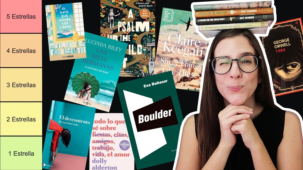los mejores libros DE FICCIÓN que he leído este año (de enero a junio) | Tier List Books