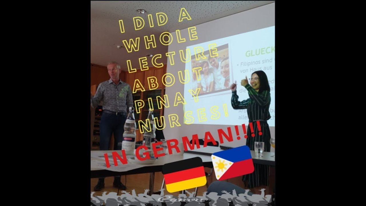 I did a Talk about Philippine Nursing Culture in German!! | Filipino Nurse in Germany