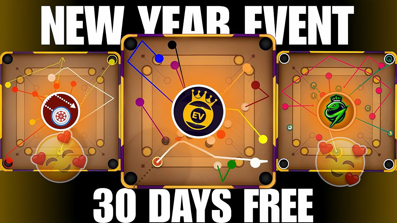 Carrom Pool 🔥 Free Autoplay Hack ☠️ | New Year Event 🔥 | Aimcarromking | Ev Loader | Snake Engine