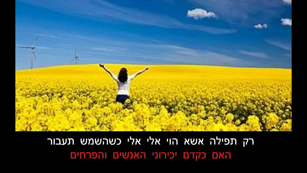 קריוקי - רק תפילה אשא - אברהם פריד