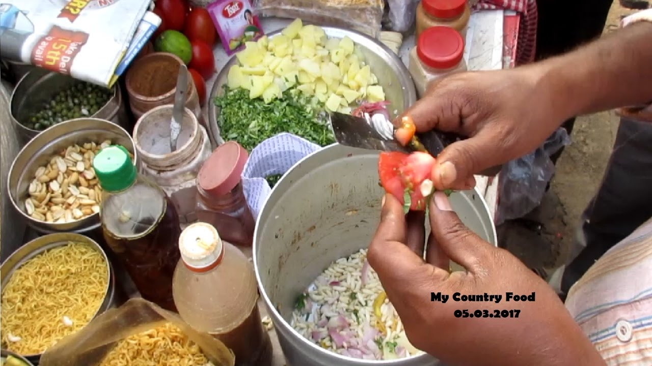 Indian Street Food - Tasty Jhal Muri - Masala Muri - Bengali Street Food India - Street Food kolkata