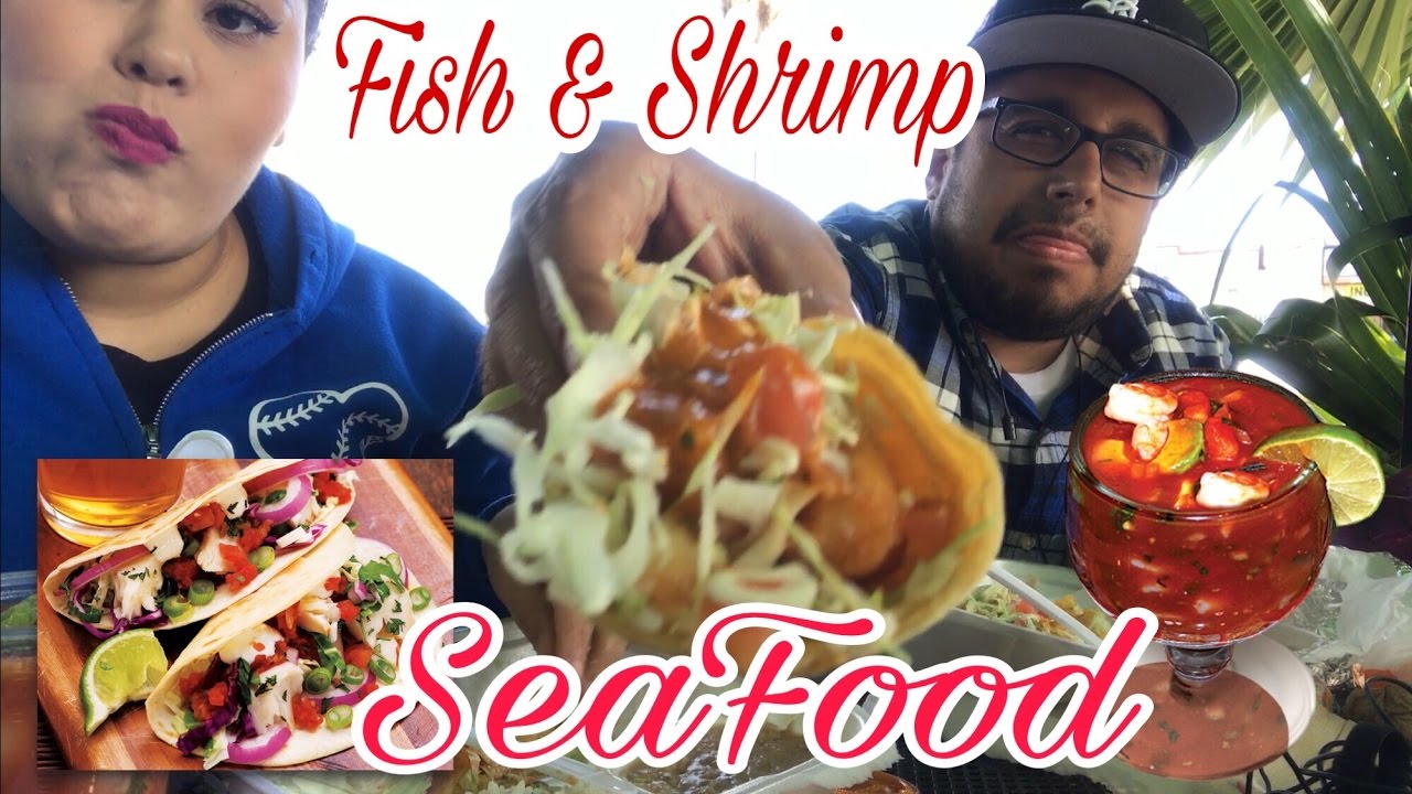 Seafood Mukbang | Fish Tacos | Shrimp Tacos | Shrimp cocktail | Mariscos Mukbang Mukvlog #8