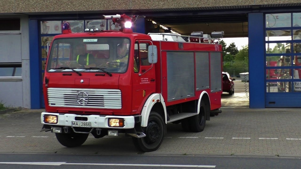 [HLF, RW, TroLF, uvm.] Einsatzfahrten BF Mannheim Feuerwache Nord