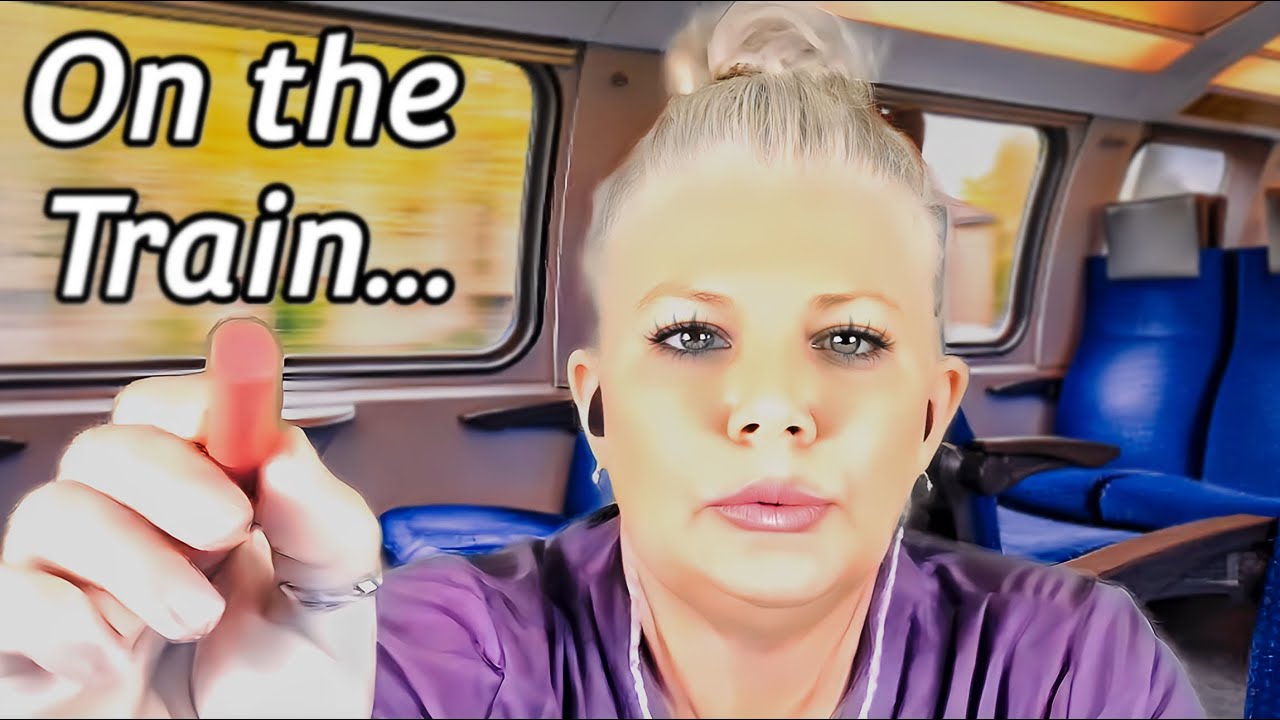 ASMR Doing Your Makeup on the Train 