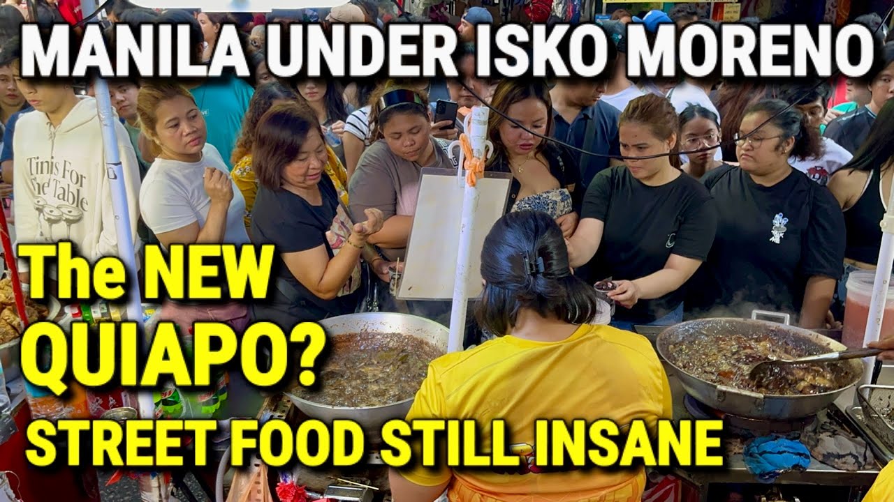 QUIAPO MANILA UPDATE: Streets Transformed After ISKO MORENO Cleanup, Street Food Still INSANE!