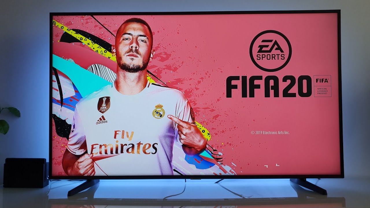 FIFA 20 Nintendo Switch Legacy Edition dock mode | 4K HDR10+ Samsung 55NU7093 138cm
