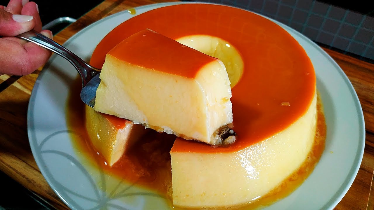 PUDIM DE LEITE CONDENSADO MAIS F&Aacute;CIL DO MUNDO