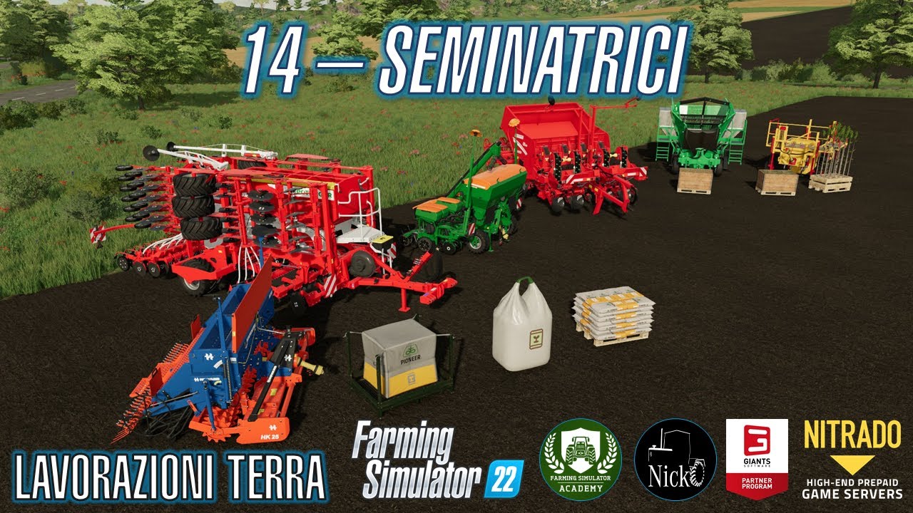 FARMING SIMULATOR 22 ACADEMY 🎓 14 - Seminatrici - Tutorial ITA