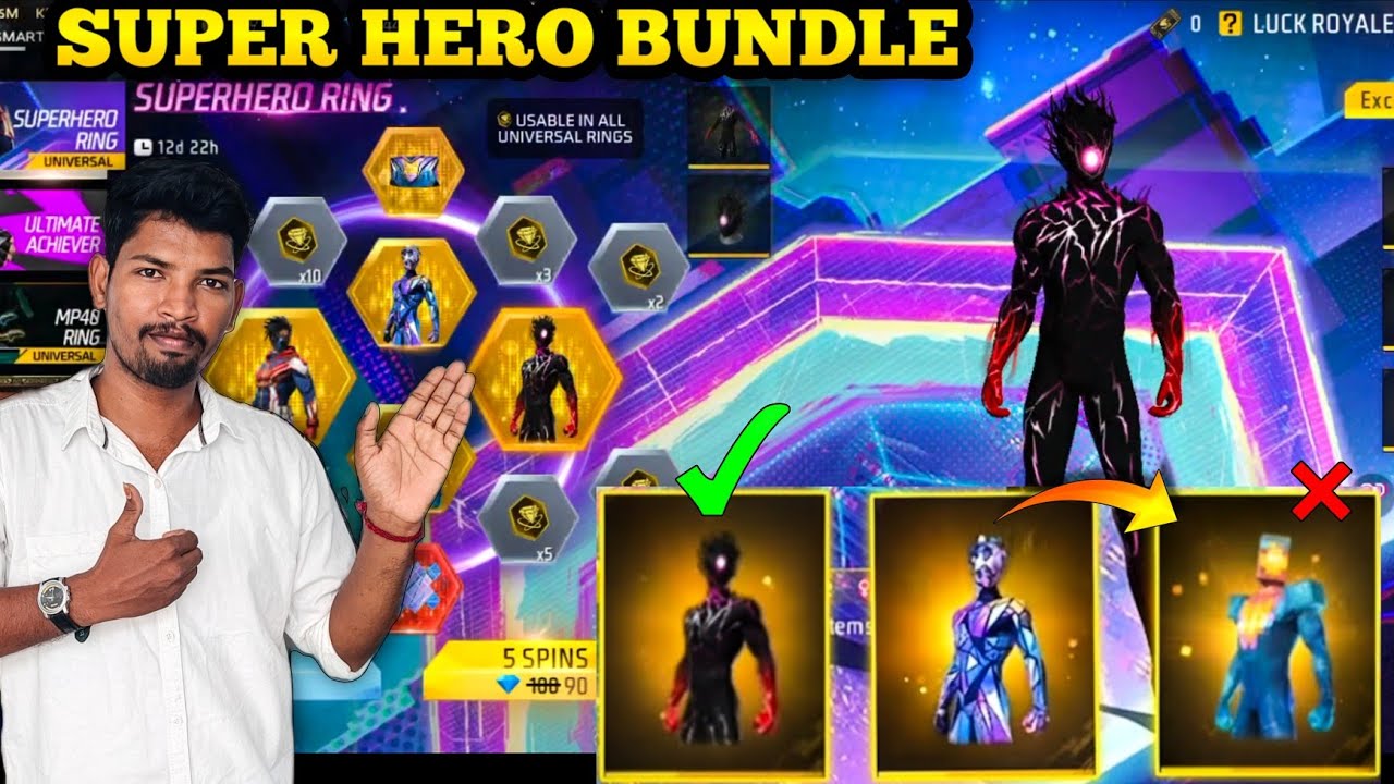 🔥 SUPER HERO BUNDLE 😍 I GOT ALL BUNDLE 🤩 FREEFIRE NEW SUPER HERO RING EVENT IN TAMIL 