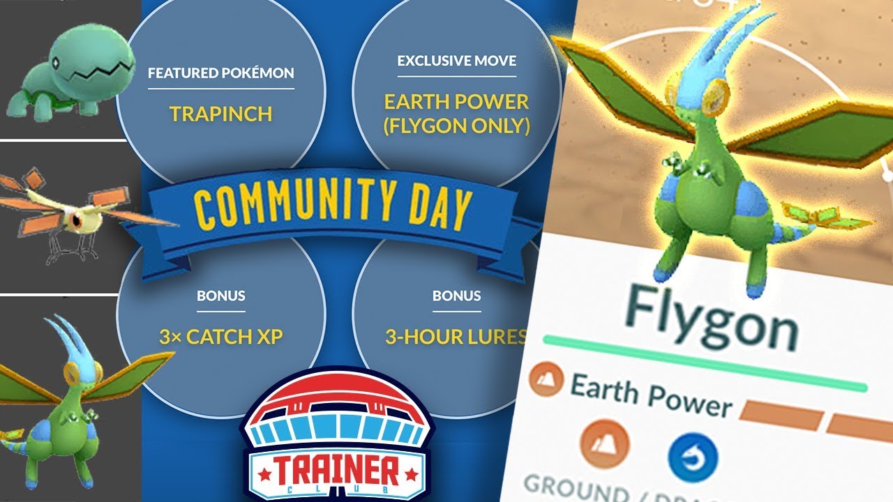 TOP 5 TIPS to MAXIMIZE SHINY TRAPINCH COMMUNITY DAY + EARTH POWER SHINY FLYGON | POKÉMON GO