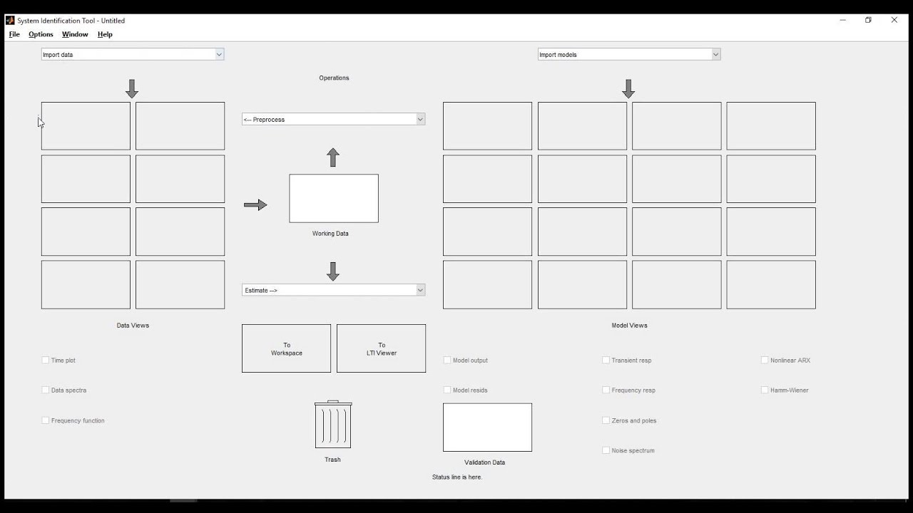 Función de transferencia partiendo de una medición de datos(Ident-Matlab)