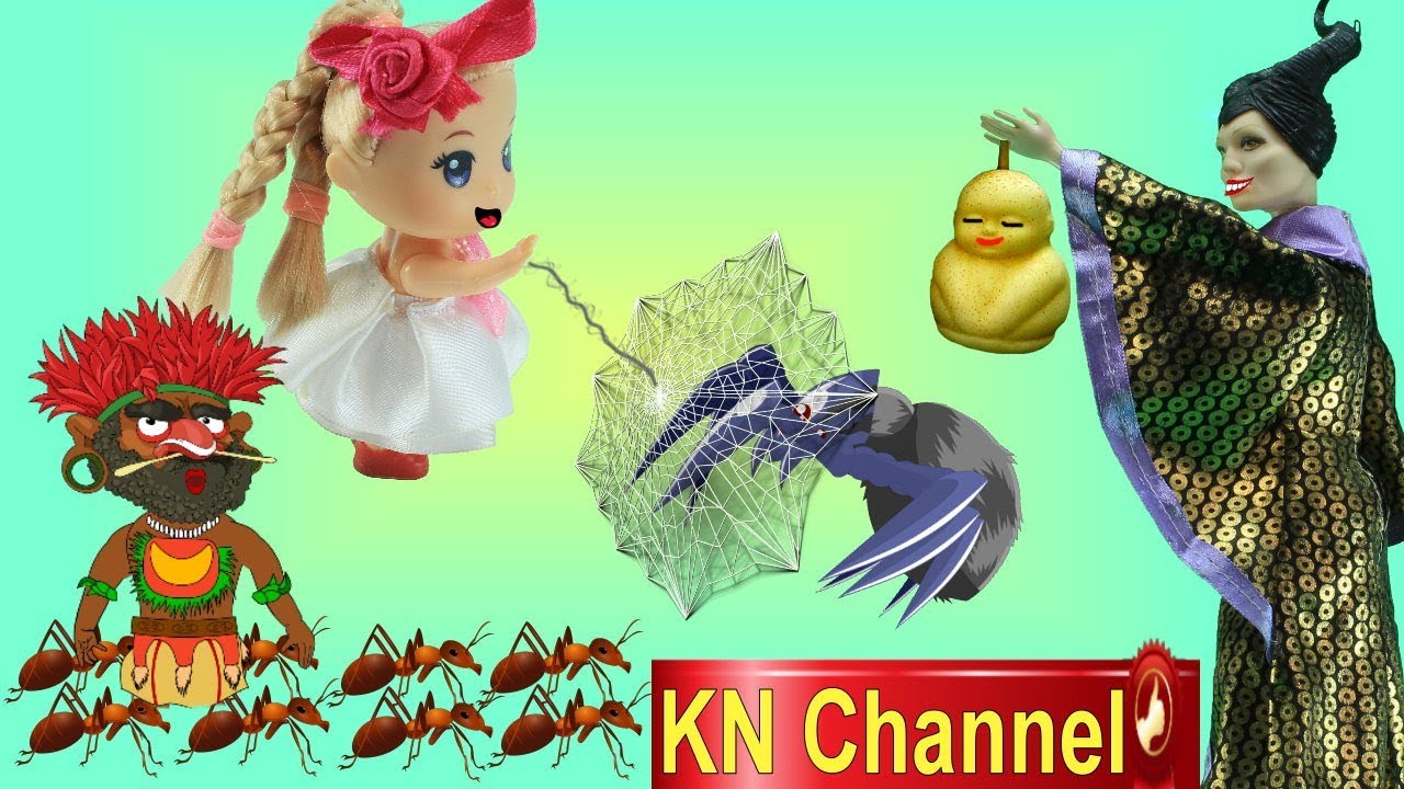 BÚP BÊ KN Channel BIẾN THÀNH NGƯỜI NHỆN SPIDERMAN TIÊU DIỆT PHÙ THỦY ICY ĐỘC ÁC