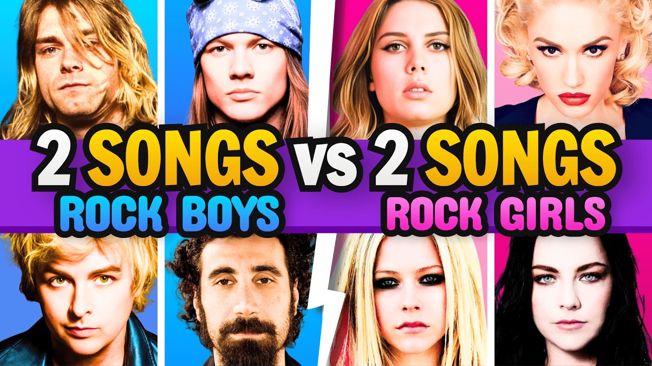 2 ROCK Songs vs. 2 ROCK Songs: BOYS vs. GIRLS 🎸 (The Ultimate Choice)