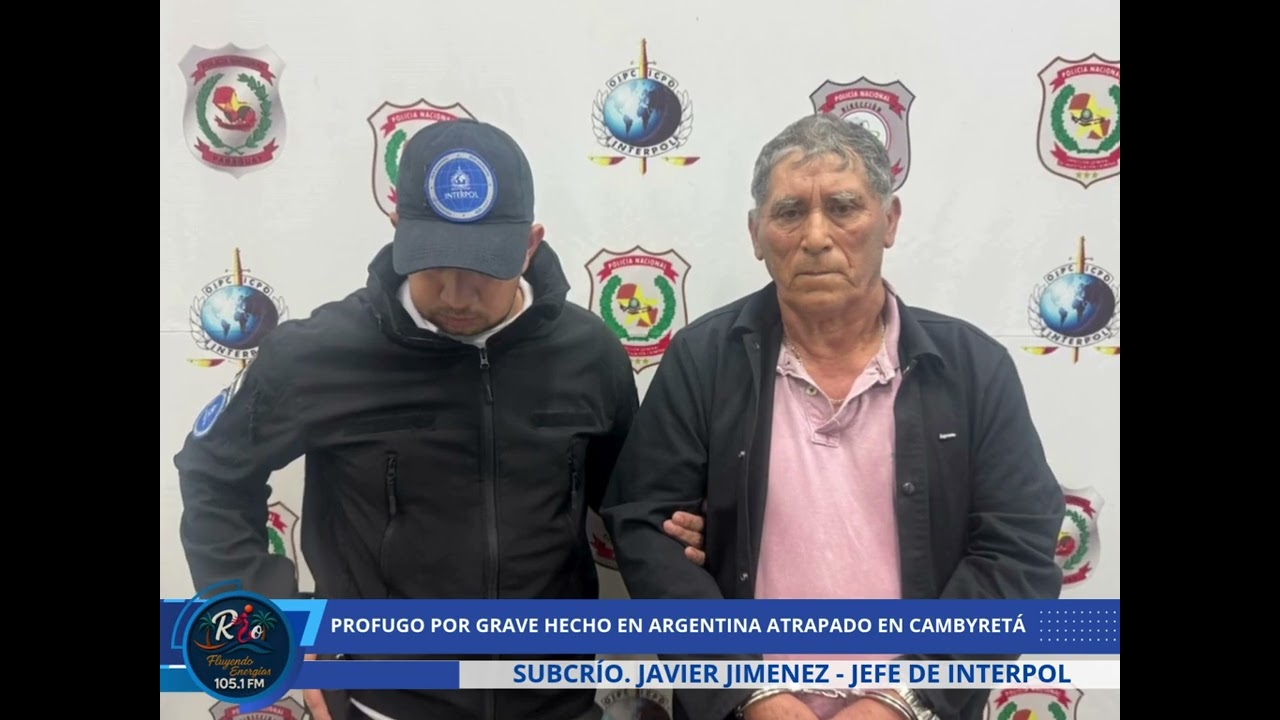 PROFUGO POR GRAVE HECHO EN ARGENTINA ATRAPADO EN CAMBYRETÁ