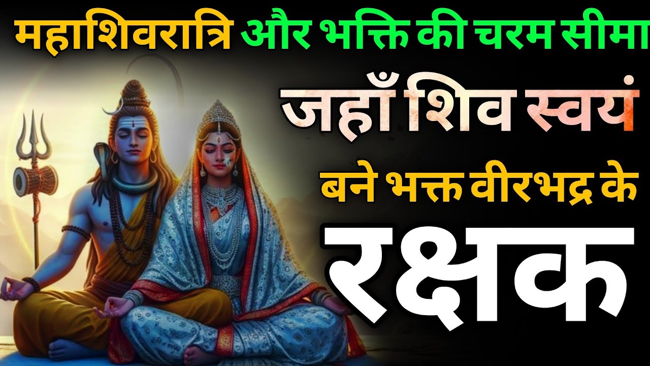 महाशिवरात्रि की रात, जब आस्था की परीक्षा हुई।शिव ने भक्त को तराश कर अपने चरणों में स्थान दिया।