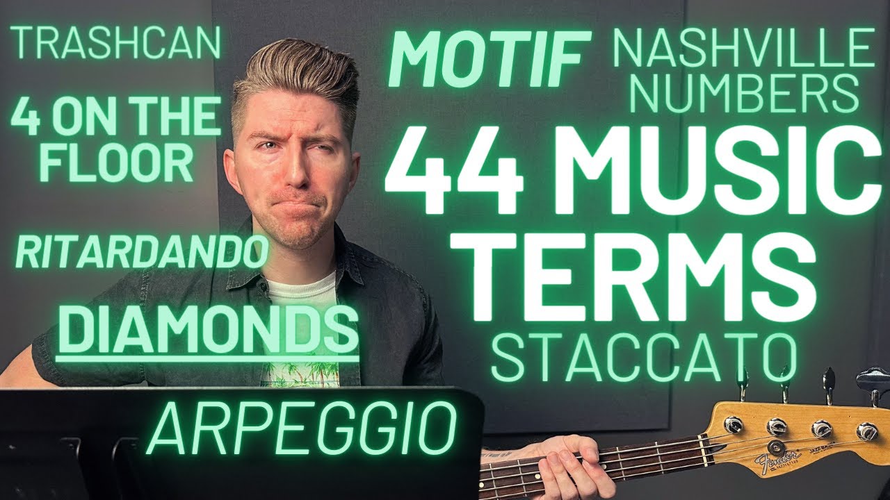 Terms EVERY Musician Should Know