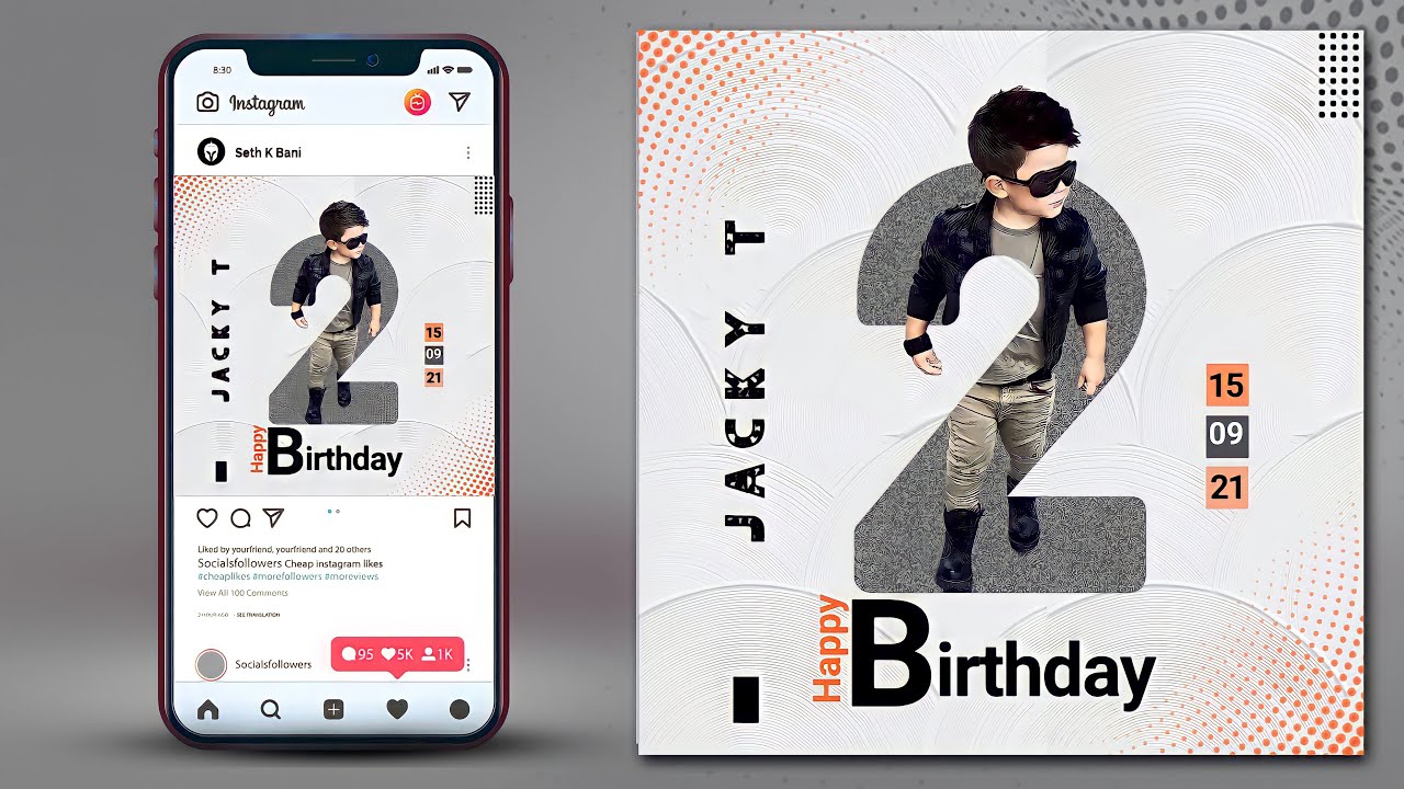 How to Create Kids Birthday Flyer in Pixellab | Free Plp Download | Pixellab Tutorial | Diko Graphic