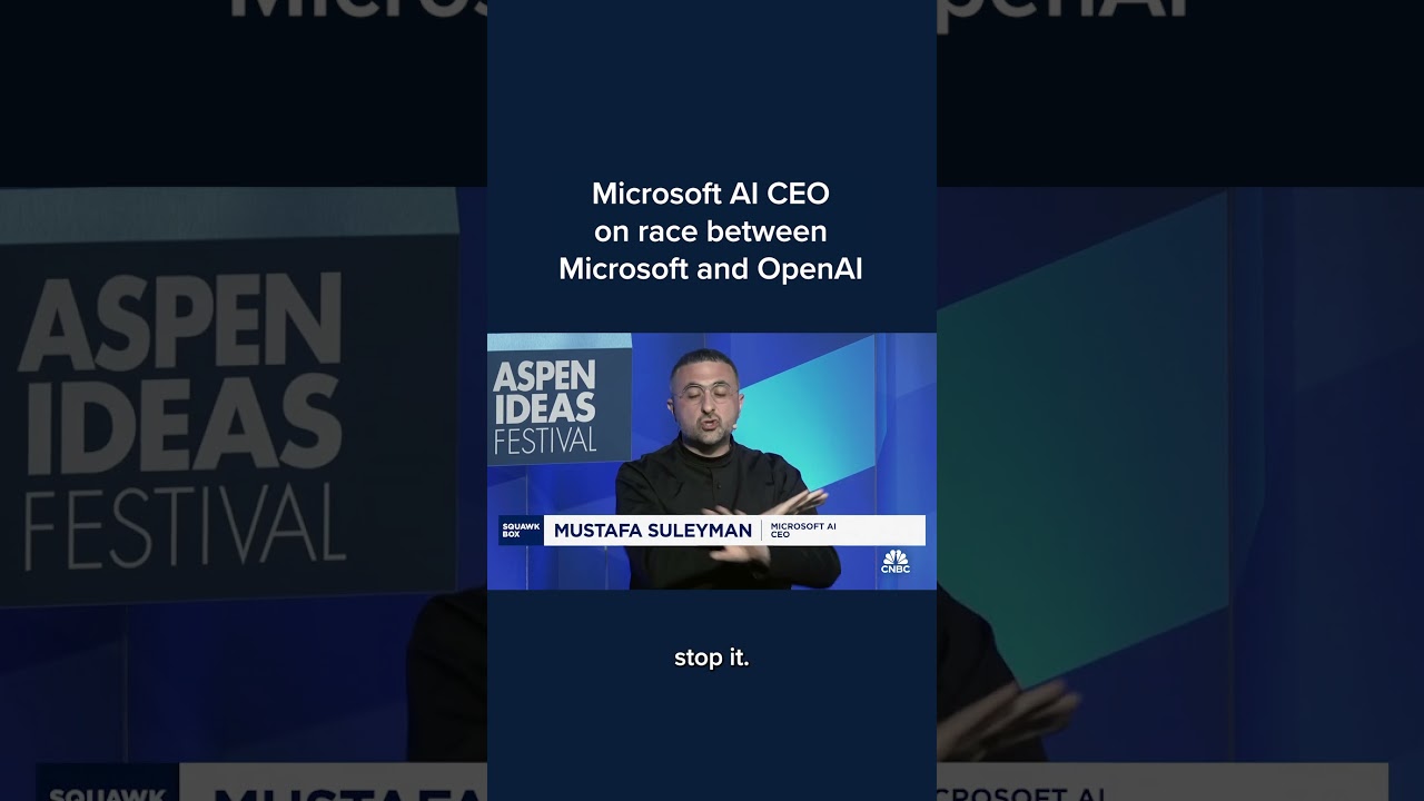 Microsoft AI CEO on race between Microsoft and OpenAI
